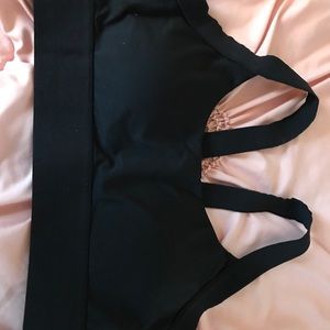 Black Sports Bra